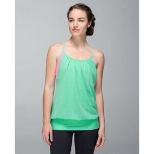 Lululemon No Limits Tank in Opal/Space Neon Pink Opal Size 4